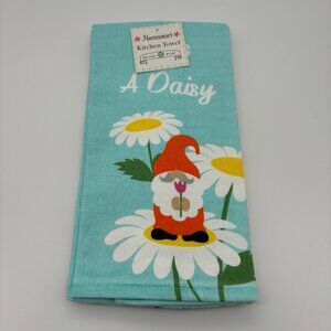 Homewear Spring "Oops a Daisy" Cotton Kitchen Towels, Set of 2 NEW